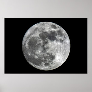 Supermoon Moon Poster