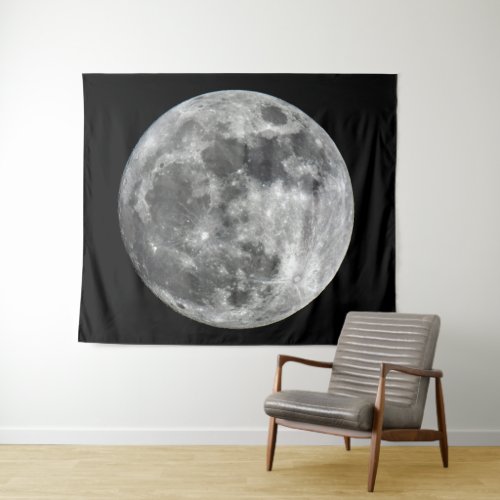 Supermoon Moon Wall Tapestry