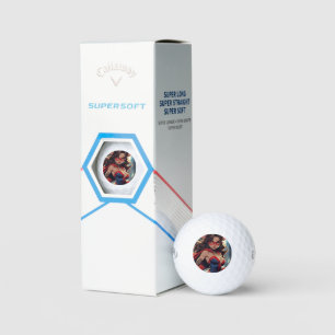 SuperMouse Woman Callaway Supersoft golf balls 3