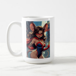 SuperMouse Woman white mug 2 sided