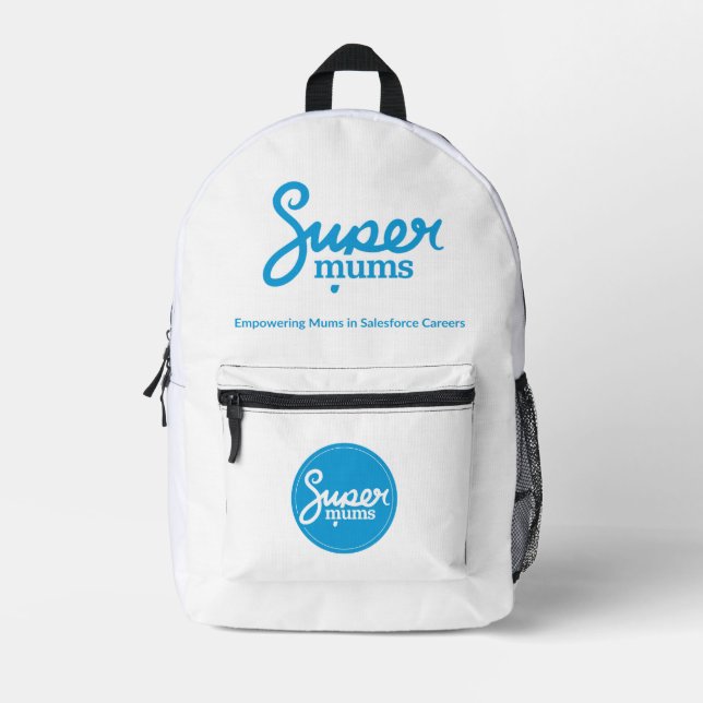 Supermums Cut Sew Bagpack Printed Backpack (Front)