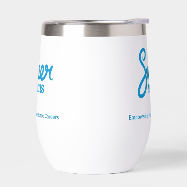 Supermums Stainless Steel Wine Tumbler (Left)