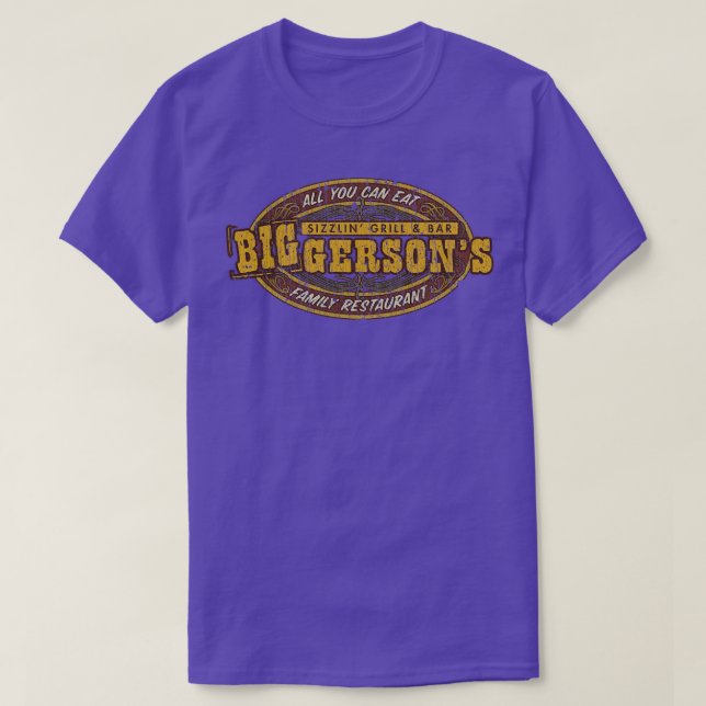 Supernatural Biggersons Family Restaurant 2007 T-Shirt (Design Front)