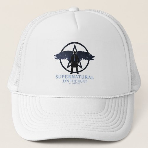 Supernatural Castiel Falling Stars Graphic Trucker Hat