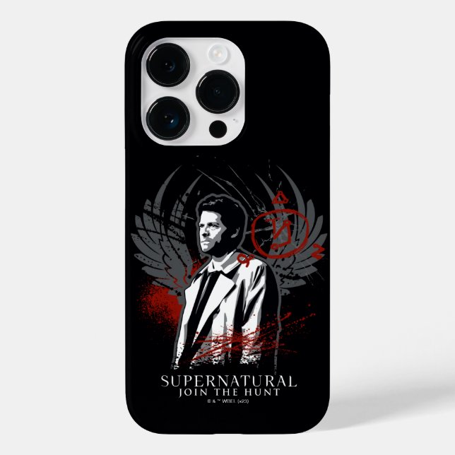 Supernatural Castiel Graffiti Graphic Case-Mate iPhone Case (Back)