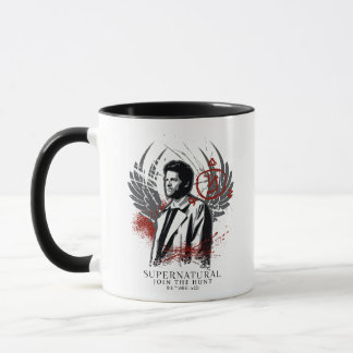 Supernatural Castiel Graffiti Graphic Mug
