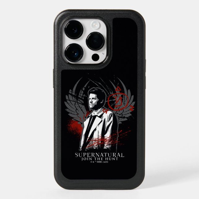 Supernatural Castiel Graffiti Graphic Otterbox iPhone Case (Back)