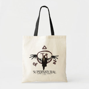 Supernatural Castiel Illustration Tote Bag