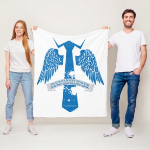 Supernatural Castiel Tie Quote Graphic Fleece Blanket