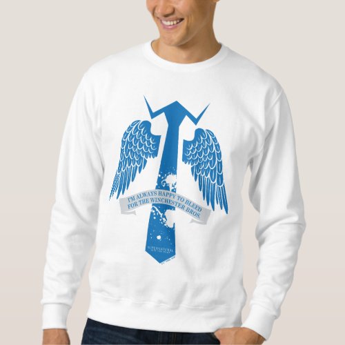 Supernatural Castiel Tie Quote Graphic Sweatshirt