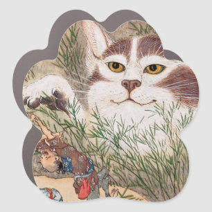 Supernatural Cat Car Magnet