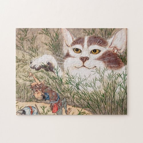 Supernatural Cat Jigsaw Puzzle