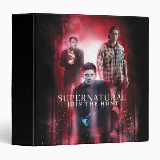 Supernatural Crowley, Dean, and Sam 3 Ring Binder