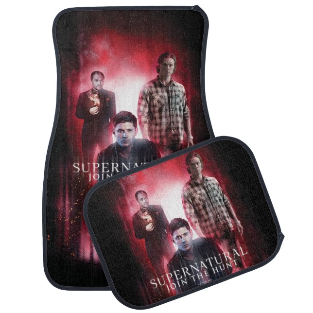 Supernatural Crowley, Dean, and Sam Car Floor Mat (Set)