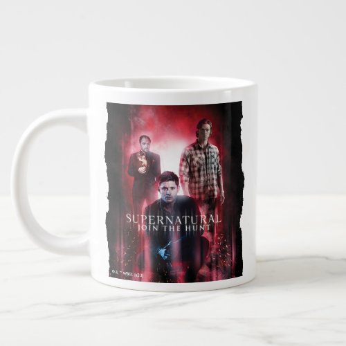 Supernatural Crowley Dean and Sam Giant Coffee Mug