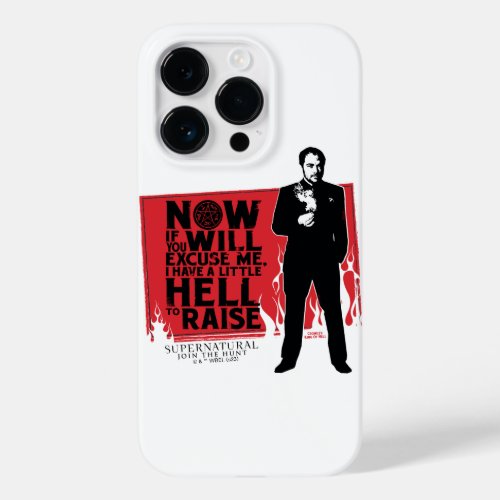 Supernatural Crowley Quote Graphic Case_Mate iPhone 14 Pro Case