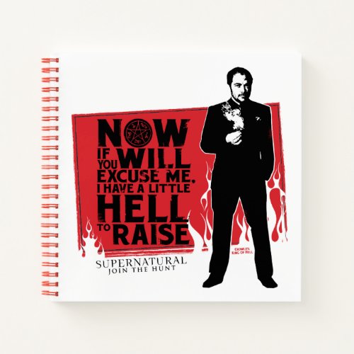 Supernatural Crowley Quote Graphic Notebook