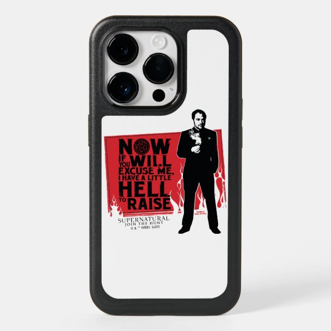 Supernatural Crowley Quote Graphic Otterbox iPhone Case (Back)