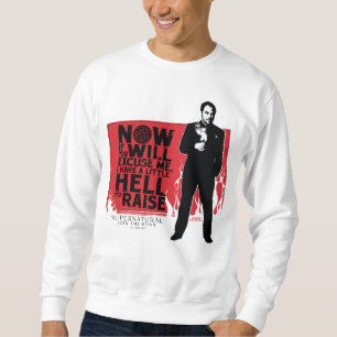 Supernatural Crowley Quote Graphic Sweatshirt