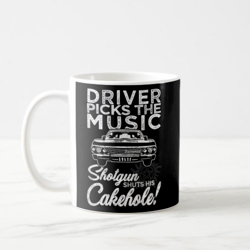 Supernatural Driver Picks Music Coffee Mug