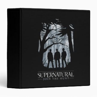 Supernatural Forest Silhouette Graphic 3 Ring Binder
