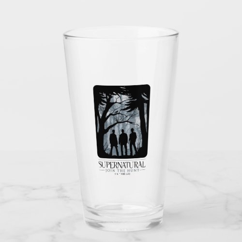 Supernatural Forest Silhouette Graphic Glass