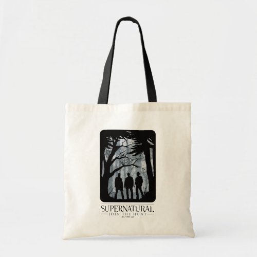 Supernatural Forest Silhouette Graphic Tote Bag
