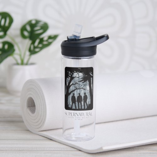 Supernatural Forest Silhouette Graphic Water Bottle