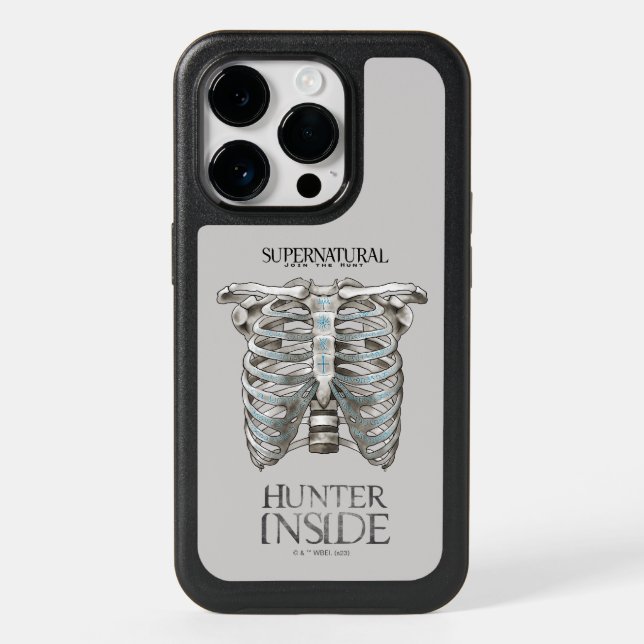 Supernatural "Hunter Inside" Ribcage Graphic Otterbox iPhone Case (Back)