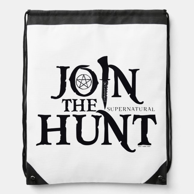 Supernatural "Join the Hunt" Drawstring Bag (Front)