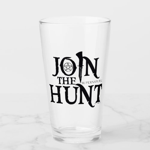 Supernatural Join the Hunt Glass
