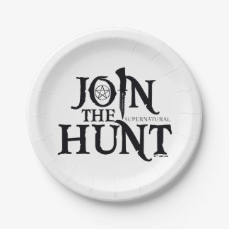Supernatural "Join the Hunt" Paper Plates