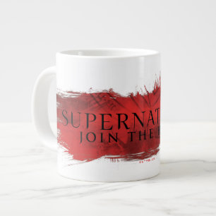 Supernatural "Join the Hunt" Red Splash Giant Coffee Mug