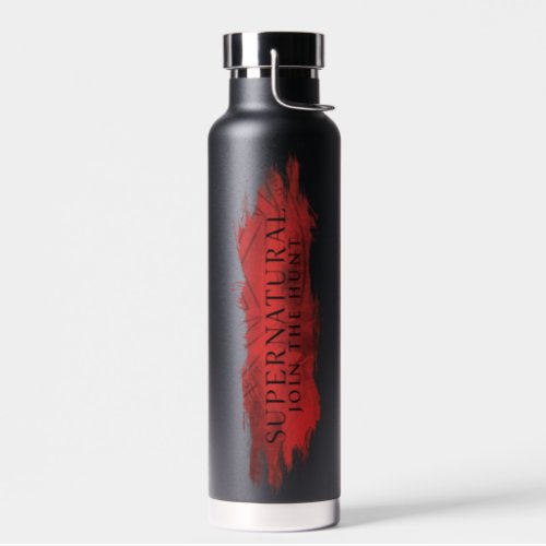Supernatural Join the Hunt Red Splash Water Bottle