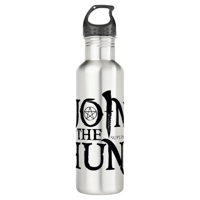 Supernatural "Join the Hunt" Stainless Steel Water Bottle (Front)