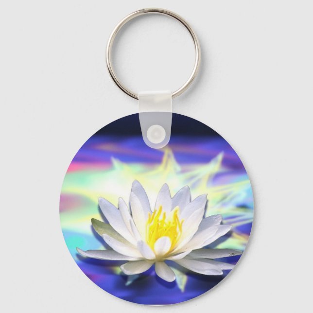 Supernatural Lotus Keychain (Front)