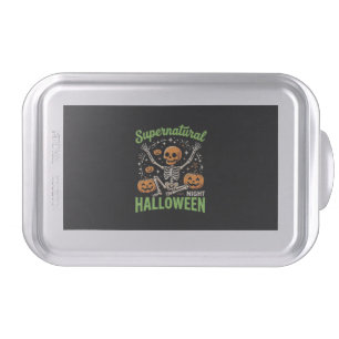Supernatural Skeleton Halloween Vector Design_1 Cake Pan