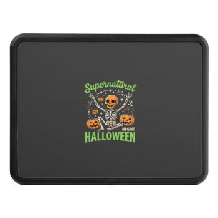 Supernatural Skeleton Halloween Vector Design_1 Hitch Cover