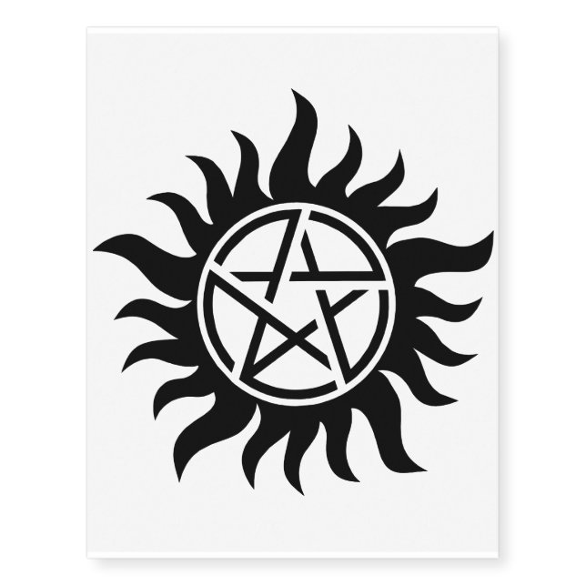Supernatural tattooing temporary tattoos (Front)