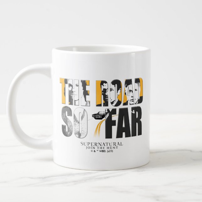 Supernatural "The Road So Far" Giant Coffee Mug (Left)