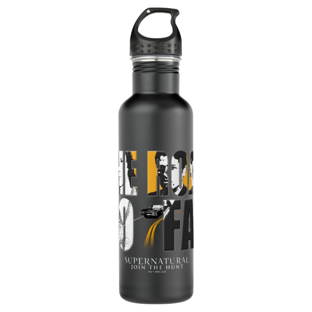 Supernatural "The Road So Far" Stainless Steel Water Bottle (Front)