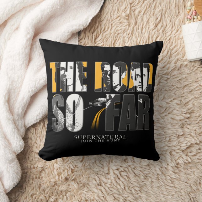 Supernatural "The Road So Far" Throw Pillow (Blanket)