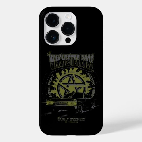 Supernatural The Winchester Bros Car Graphic Case_Mate iPhone 14 Pro Case