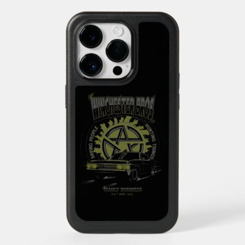 Supernatural The Winchester Bros Car Graphic OtterBox iPhone 14 Pro Case