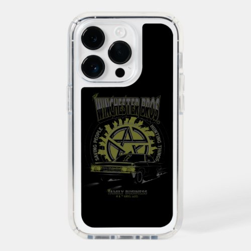 Supernatural The Winchester Bros Car Graphic Speck iPhone 14 Pro Case