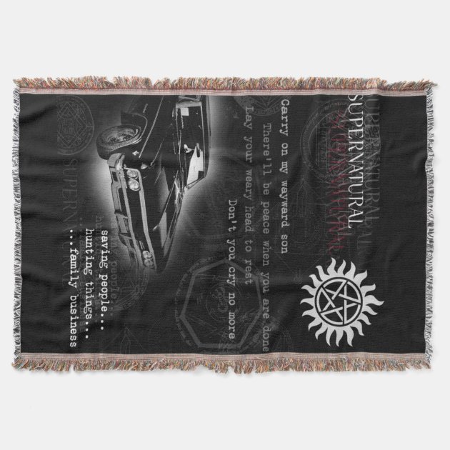 Supernatural throw online blanket