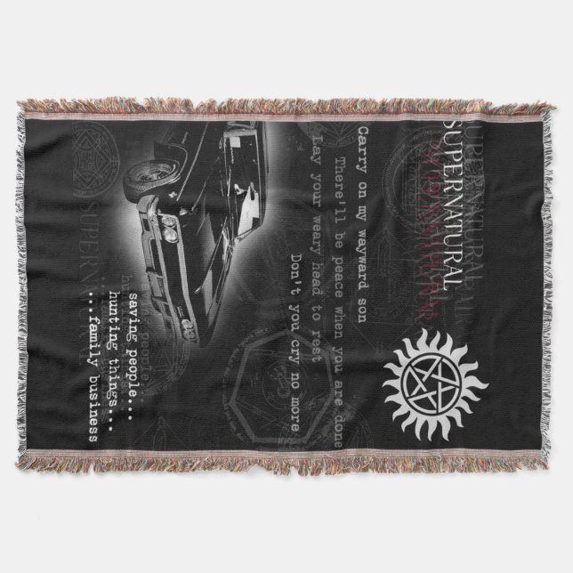 Supernatural Throw Blanket (Front)