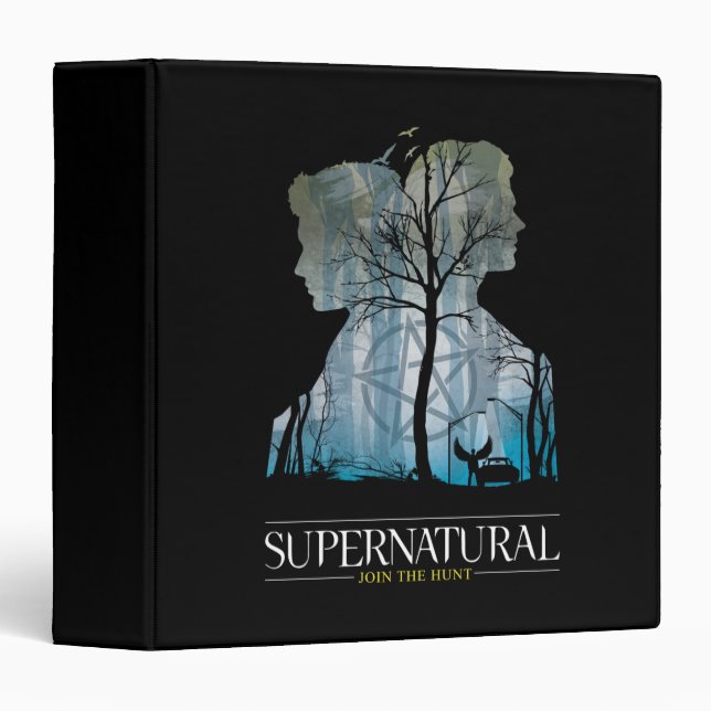 Supernatural Winchester Bros Forest Graphic 3 Ring Binder (Front/Spine)
