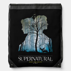 Supernatural Winchester Bros Forest Graphic Drawstring Bag
