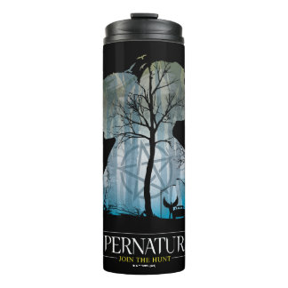 Supernatural Winchester Bros Forest Graphic Thermal Tumbler